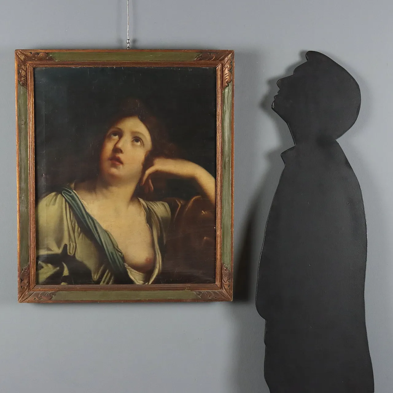 The Face of a Saint in Ecstasy, oil on canvas, 19th century 2