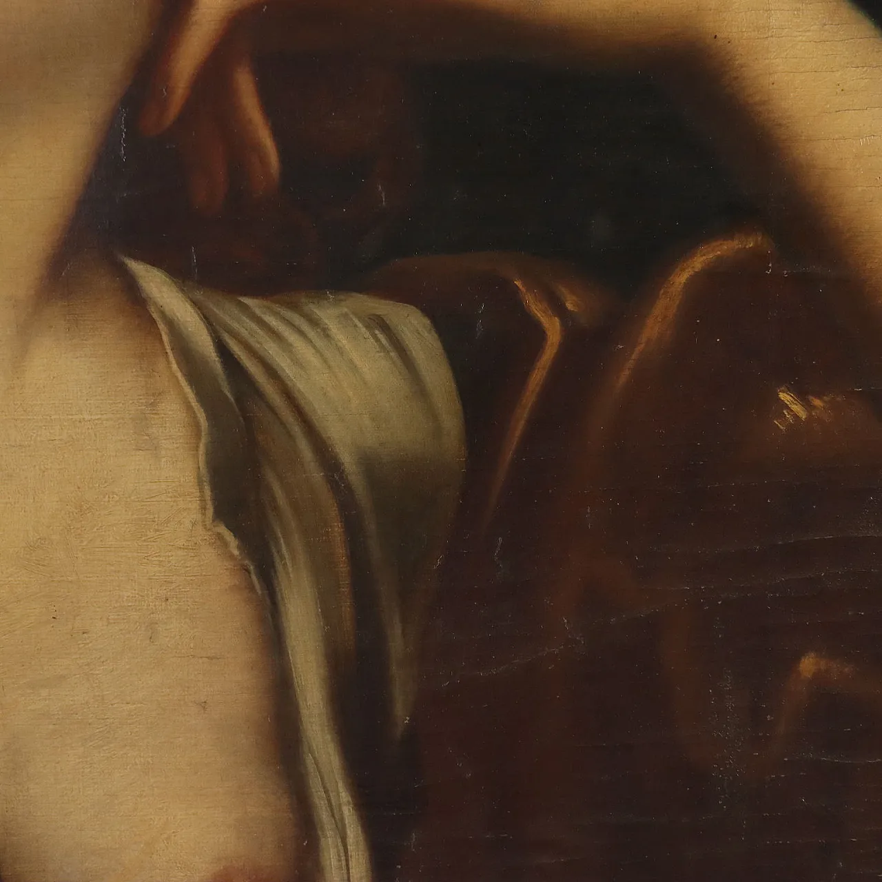 The Face of a Saint in Ecstasy, oil on canvas, 19th century 6
