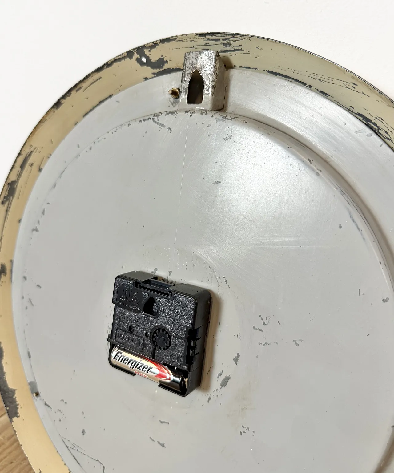 Beige Industrial Factory Wall Clock from Siemens, 1950s 16