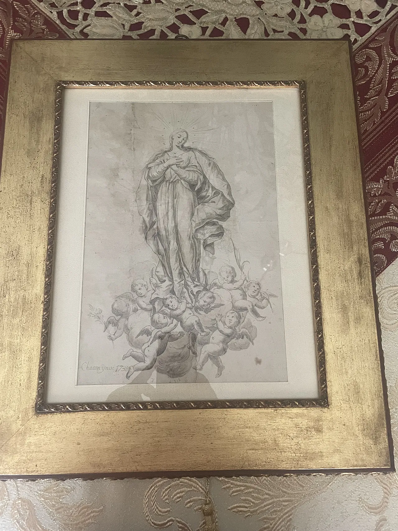 Disegno su carta Chacon inv: 1738 1