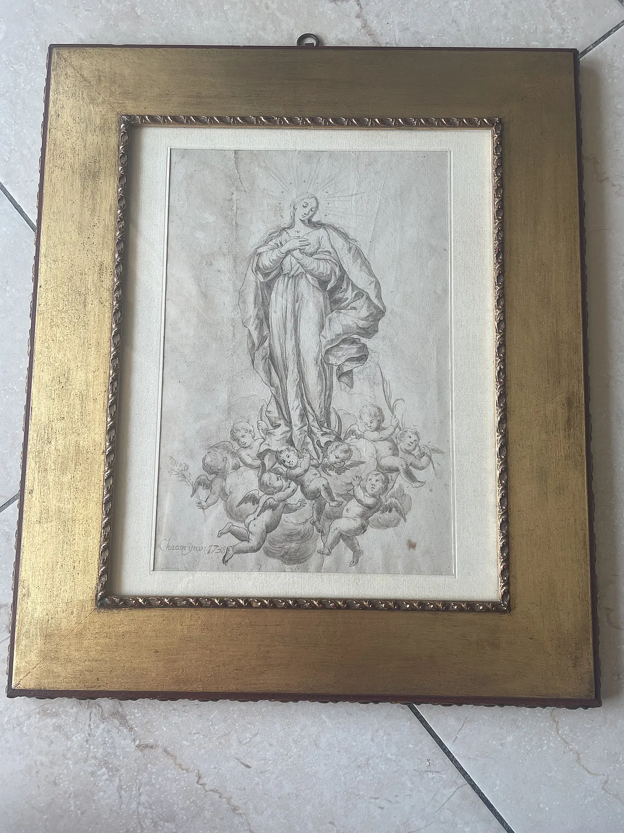 Disegno su carta Chacon inv: 1738 5