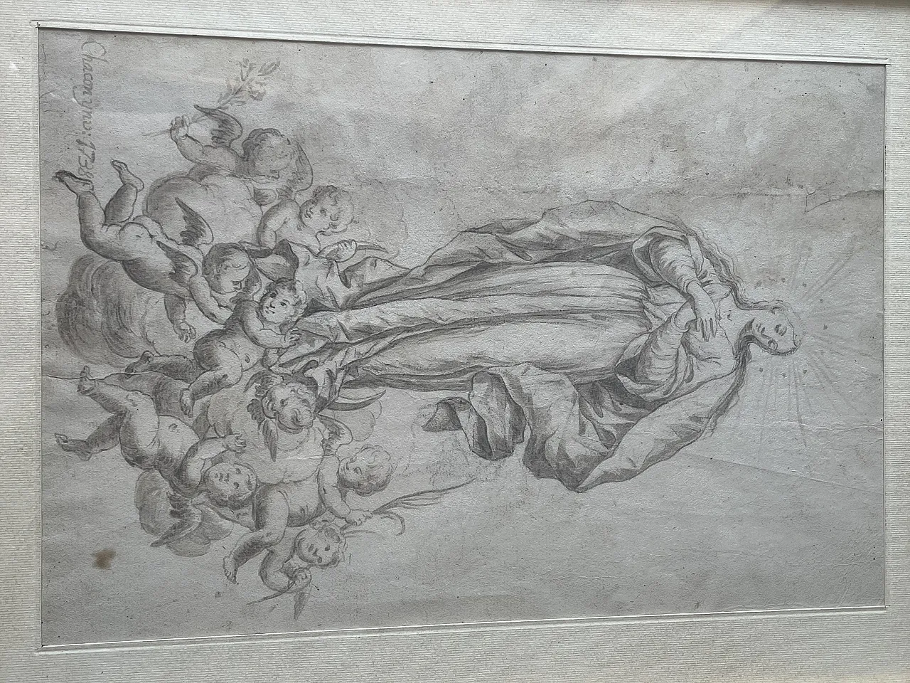 Disegno su carta Chacon inv: 1738 12