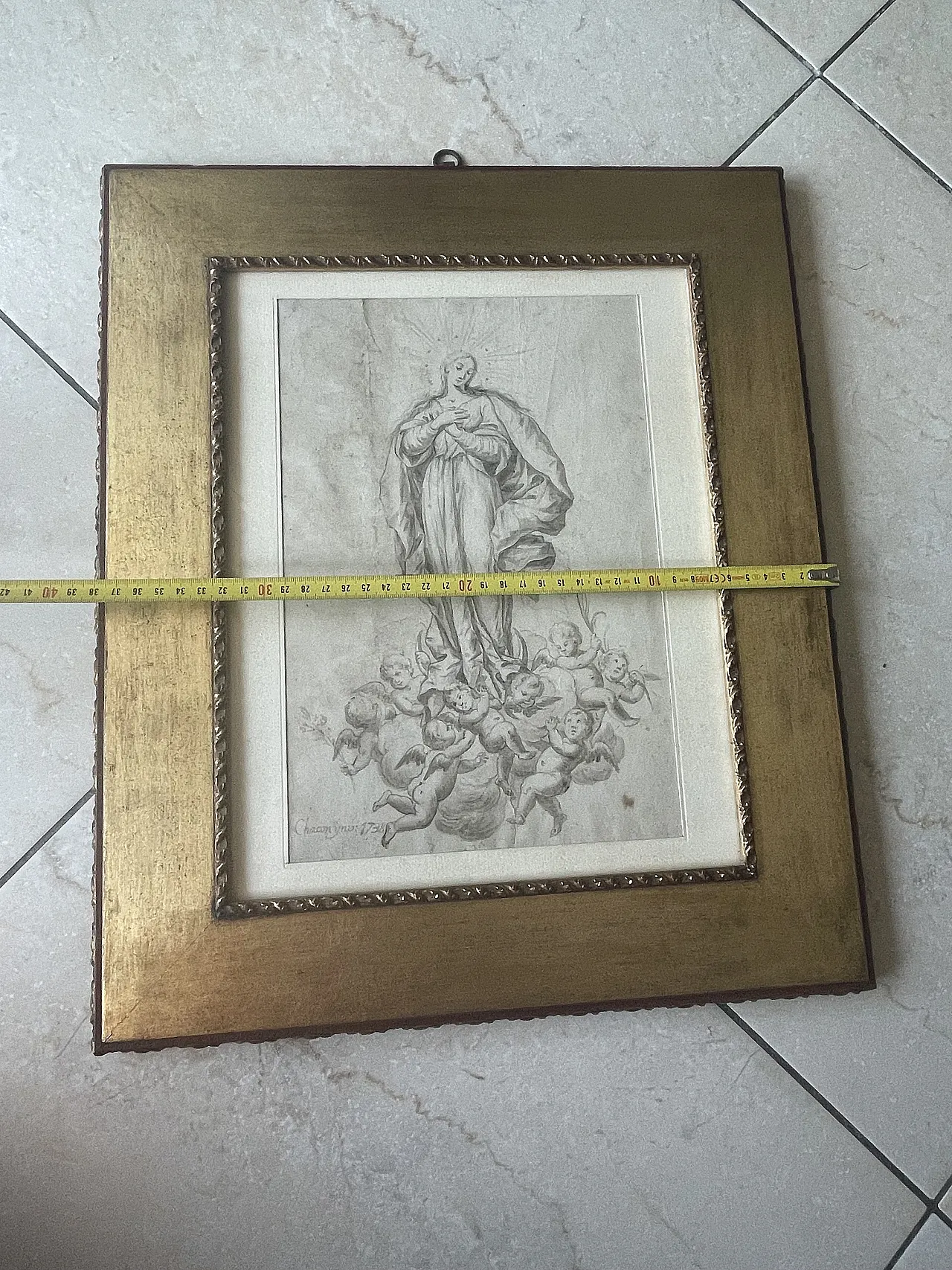 Disegno su carta Chacon inv: 1738 16