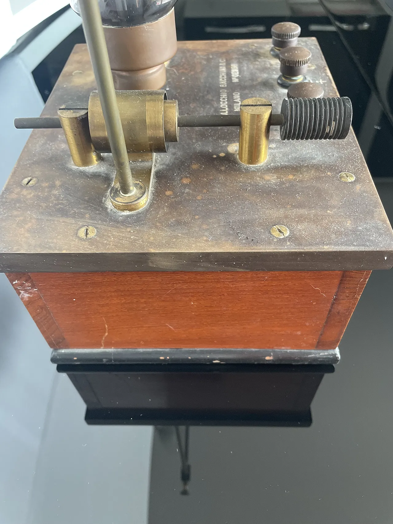 Modulo radio a valvole esterne Allocchio Bacchini & C., anni '30 8