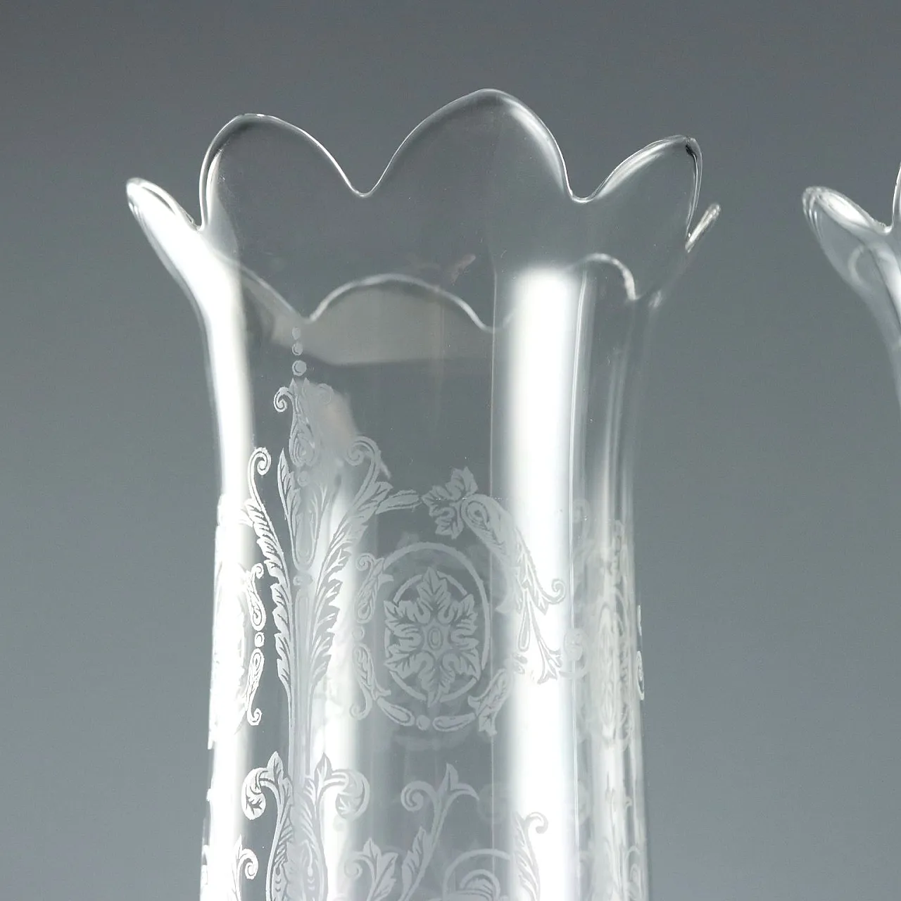 Bohemian crystal table lamp, 20th century 3