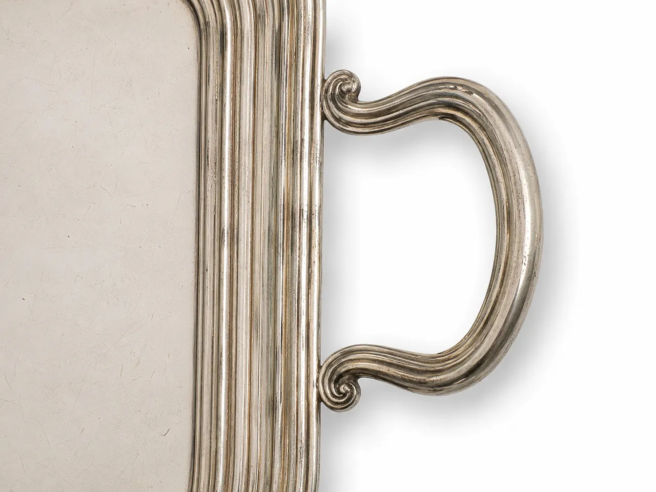Silver metal baking dish holder 7