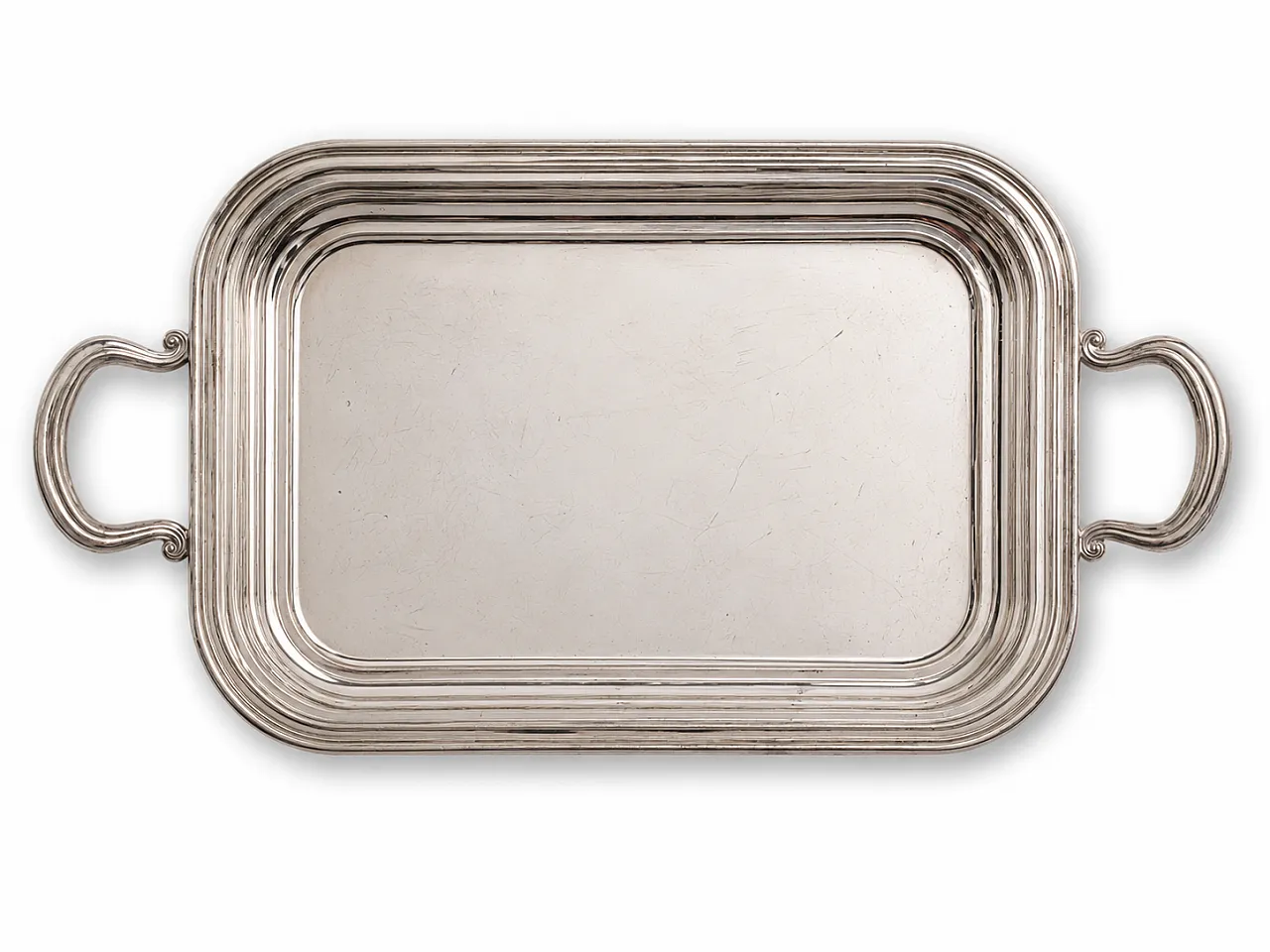 Silver metal baking dish holder 9