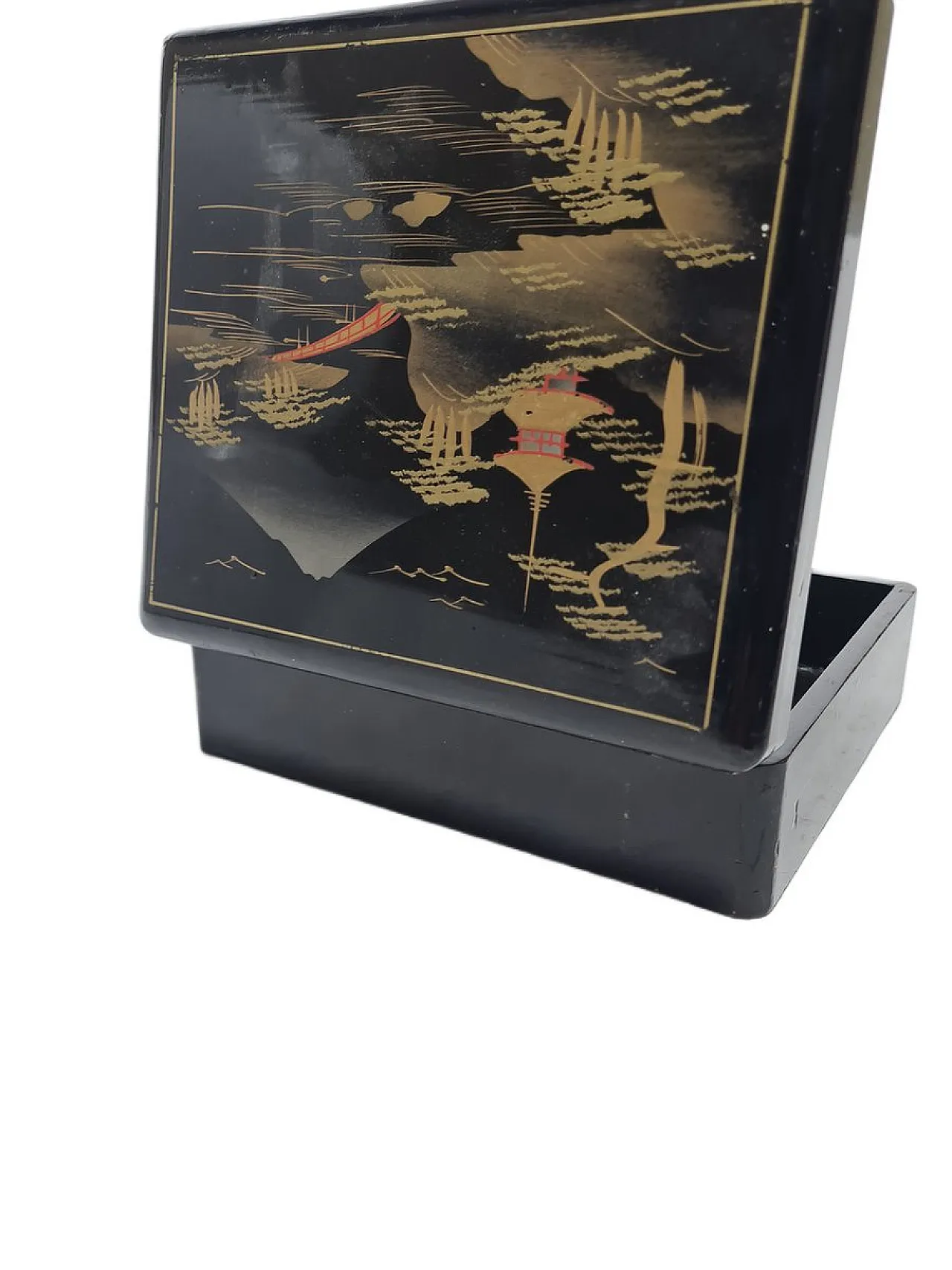Japanese lacquerware box, 1920s 3