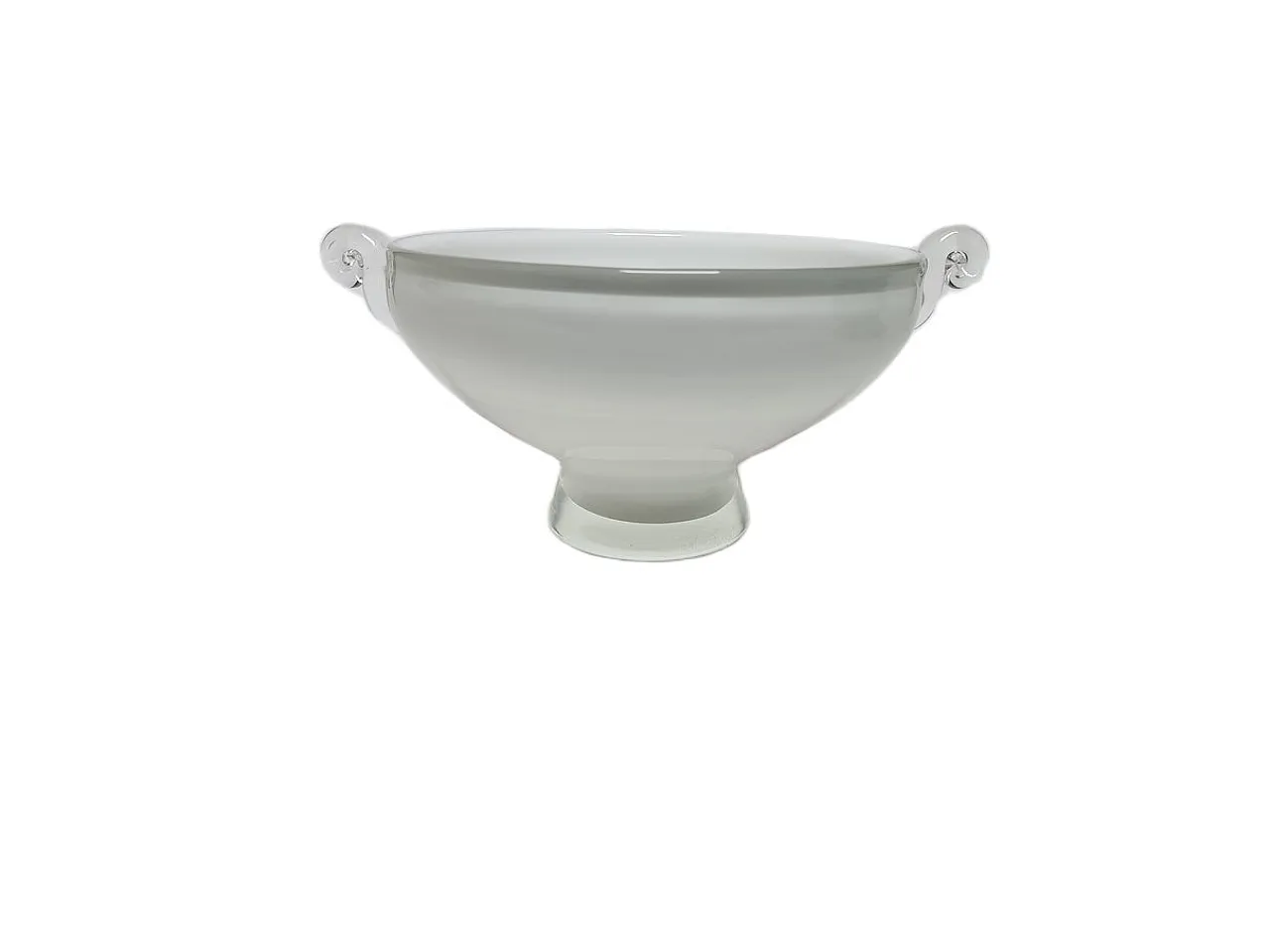 Glass Basket from HSG Tarnowiec, Poland, 1970s 1