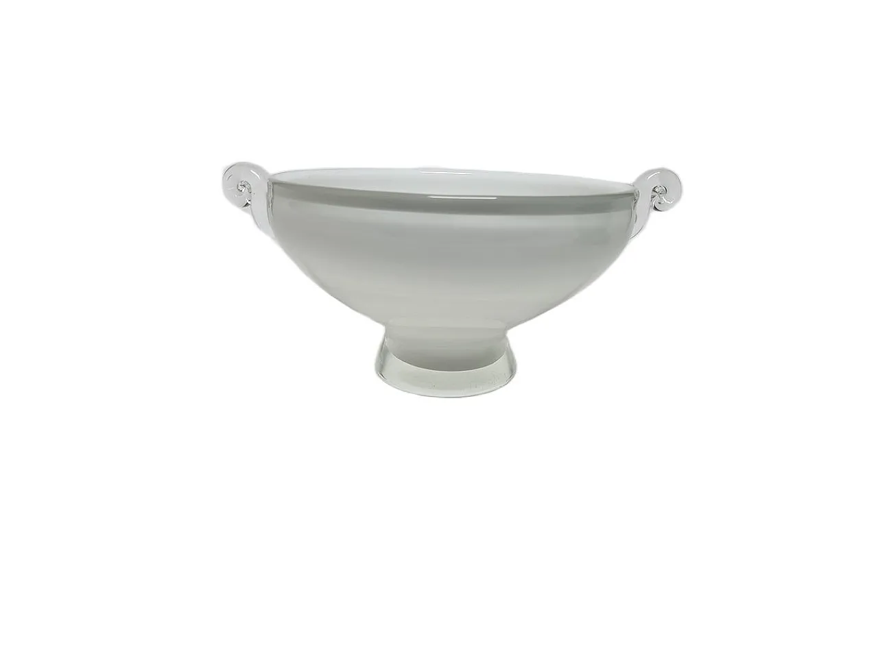 Glass Basket from HSG Tarnowiec, Poland, 1970s 2