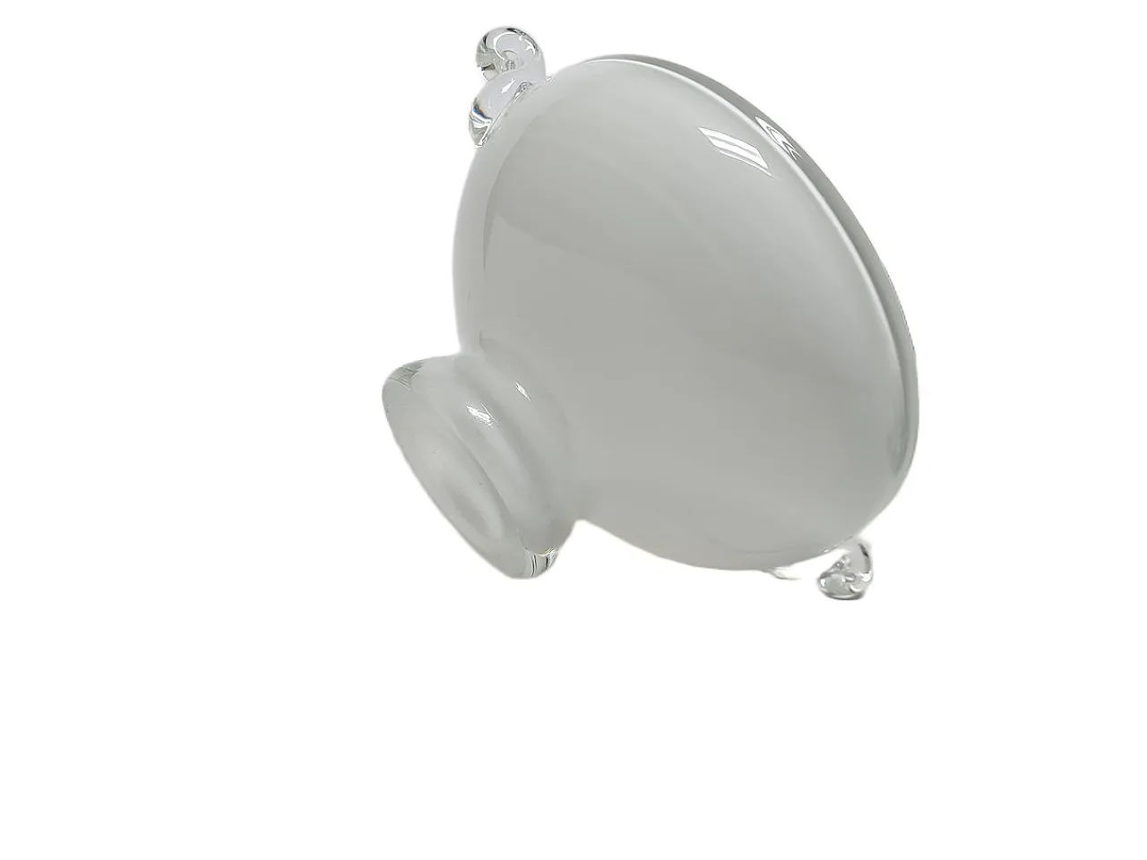 Glass Basket from HSG Tarnowiec, Poland, 1970s 5