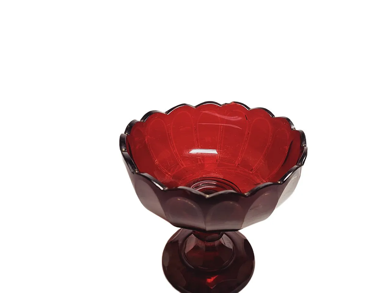 Biedermeier Fruit Bowl on Stand, Austria, 1850s 6