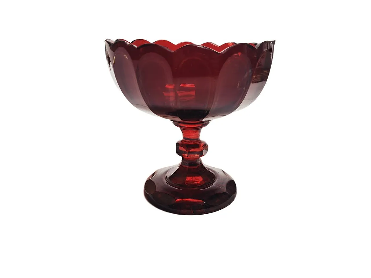 Biedermeier Fruit Bowl on Stand, Austria, 1850s 14