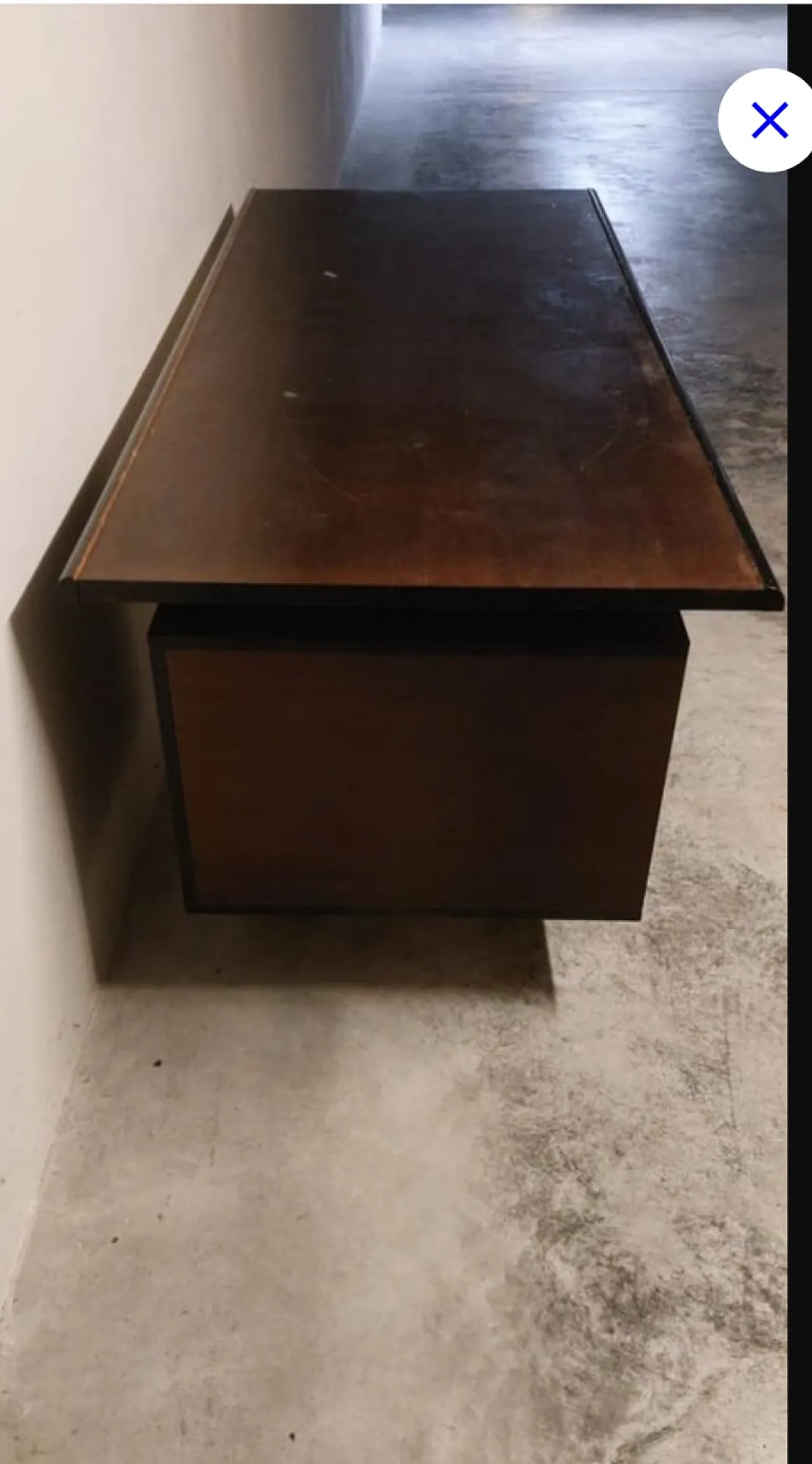 Mahogany desk, 1970s 7