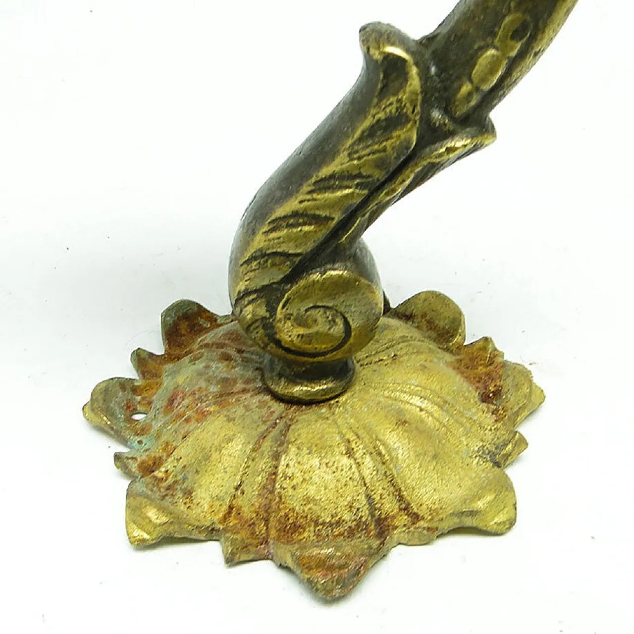 Antique Wall Lamp in Metal, 1890s 5
