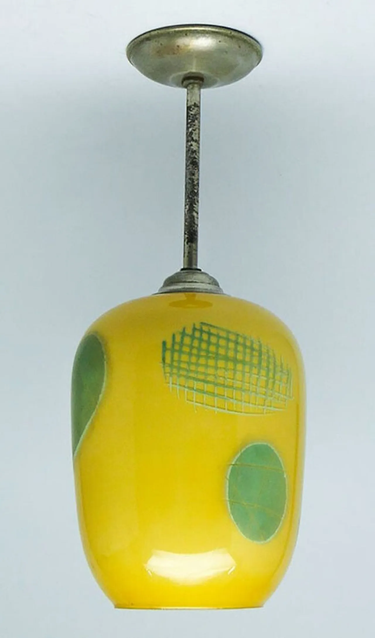 Pop Art Pendant Lamp, Poland, 1950s 1
