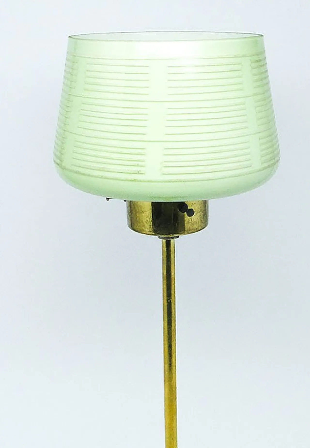 Mid-Century Glass Pendant Lamp, 1950s 2