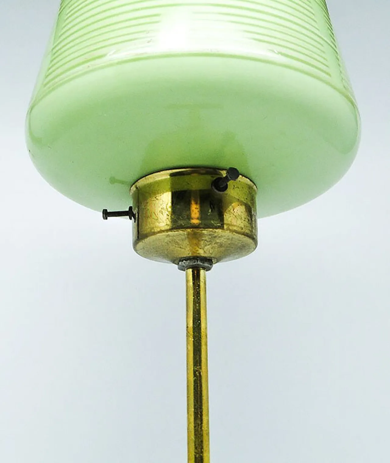 Mid-Century Glass Pendant Lamp, 1950s 7