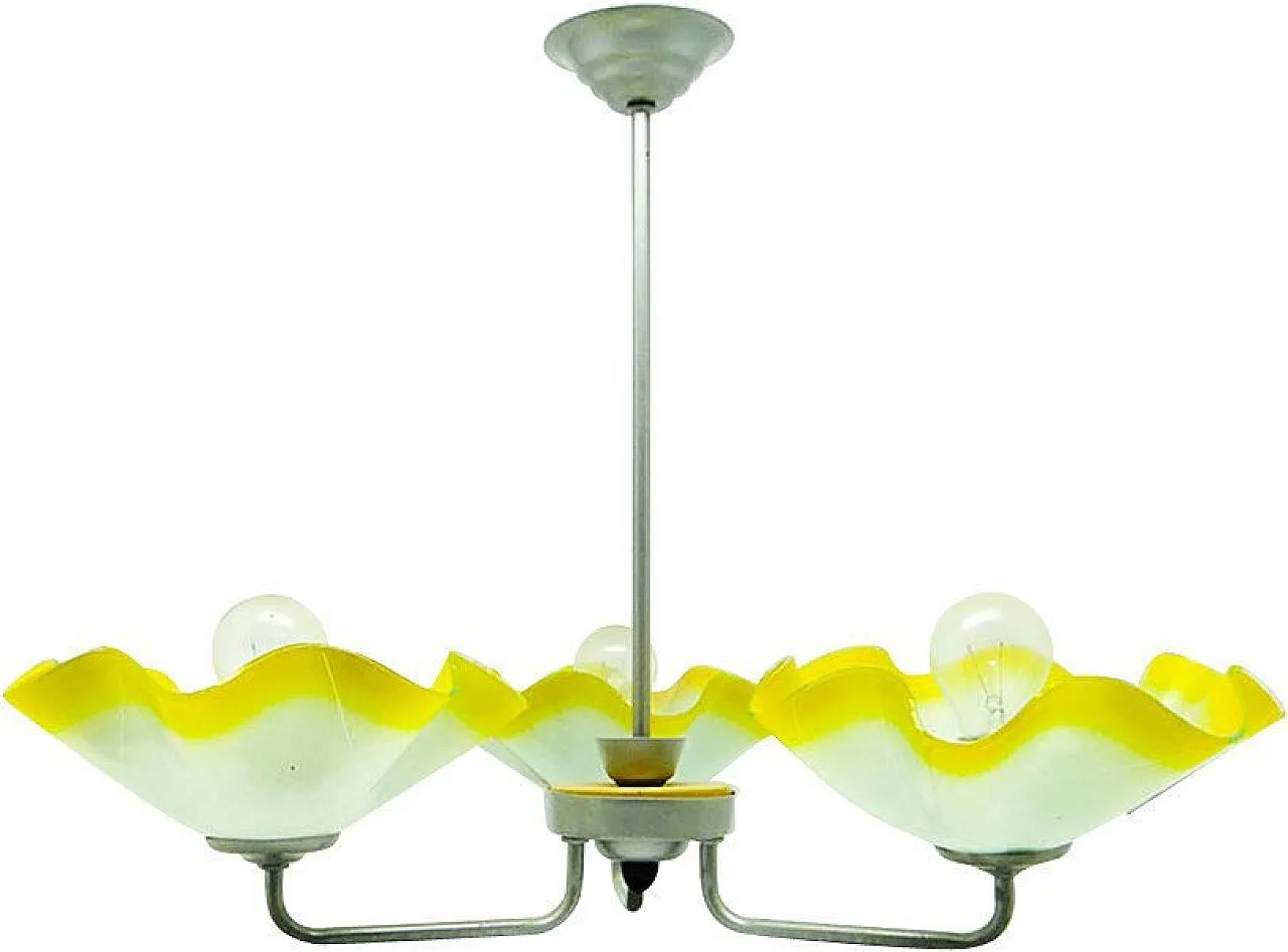 Mid-Century Chandelier from Polam, Poland, 1960s 1