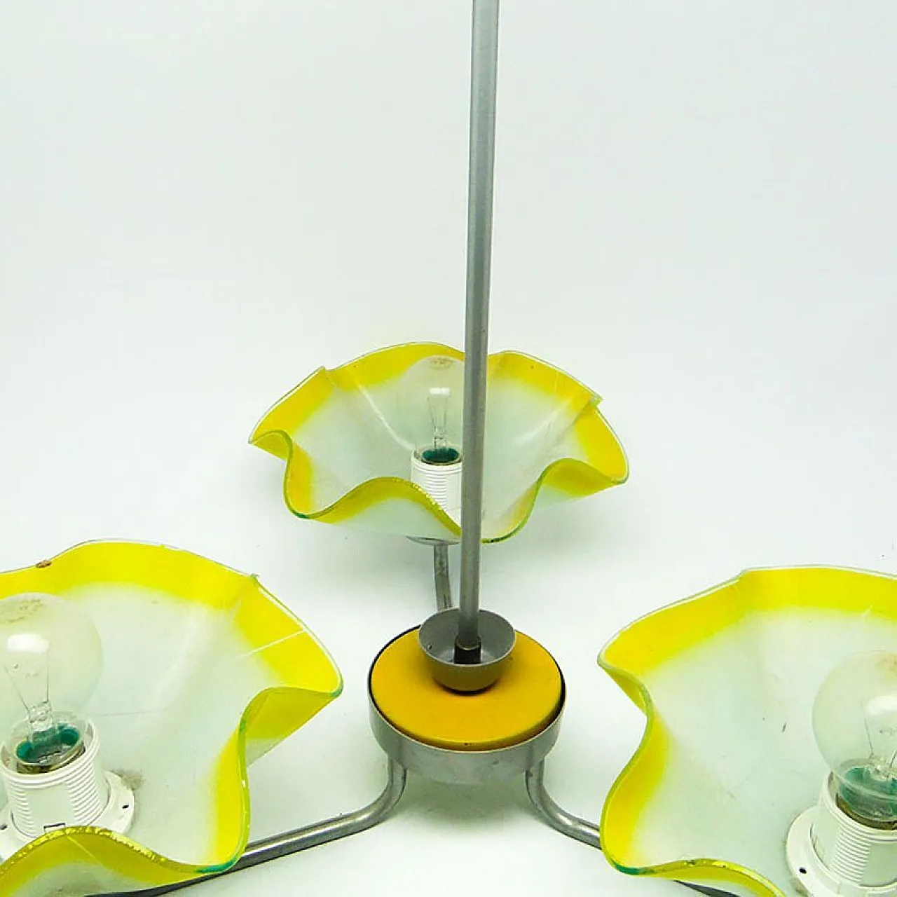Mid-Century Chandelier from Polam, Poland, 1960s 8