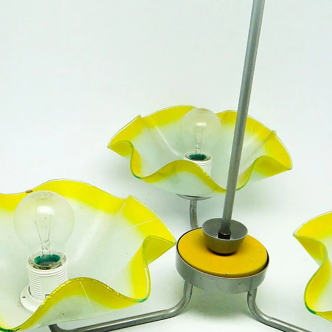 Mid-Century Chandelier from Polam, Poland, 1960s 10