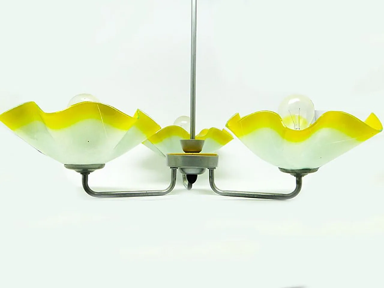 Mid-Century Chandelier from Polam, Poland, 1960s 12