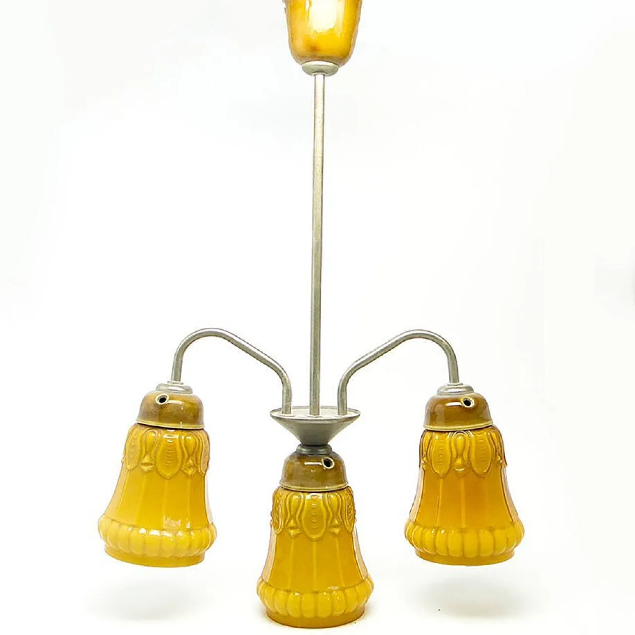 Mid-Century Chandelier from Polam, Germany, 1970s 5