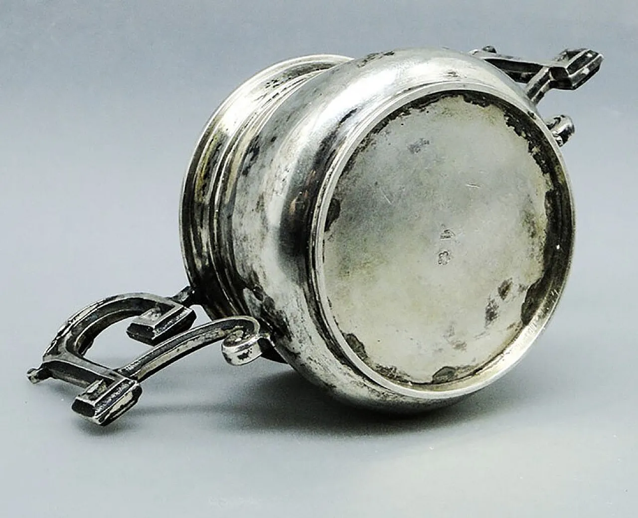 Biedermeier Silver Sugar Bowl, Austria, 19th Century 3