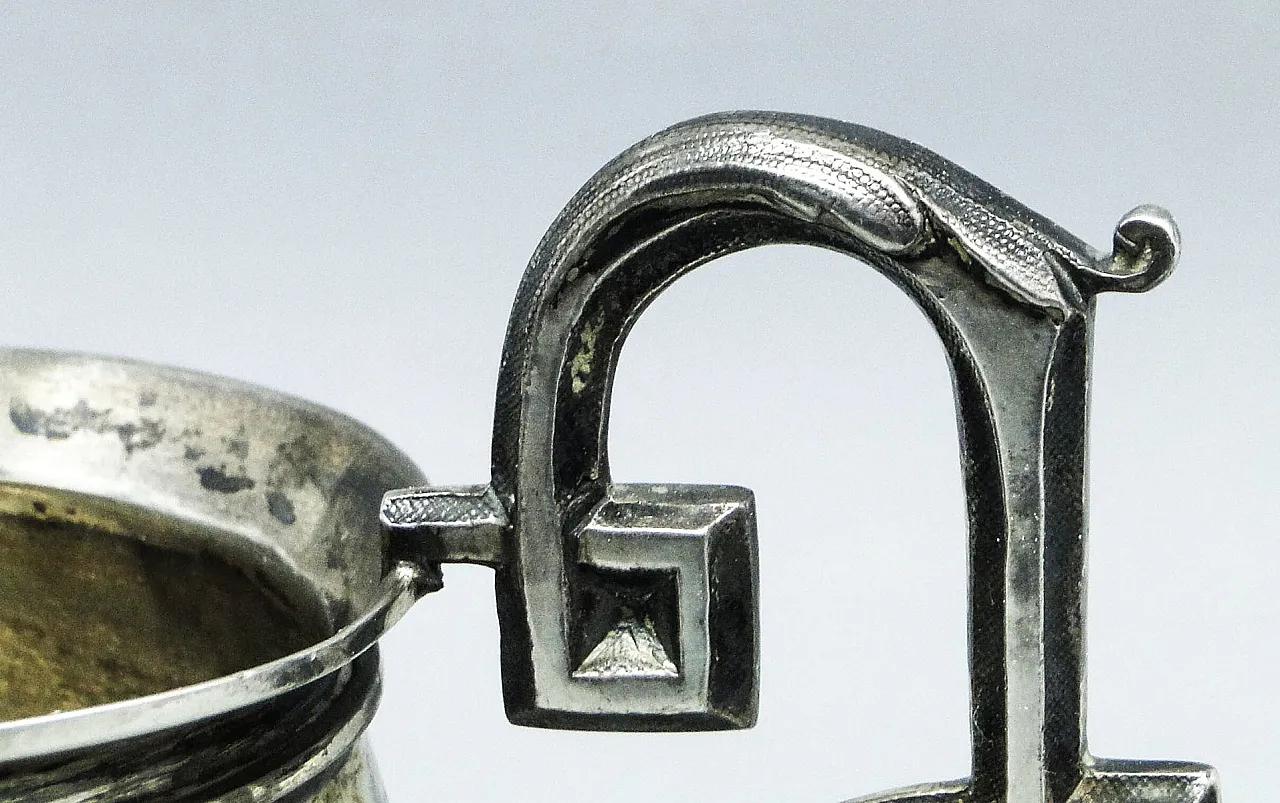 Biedermeier Silver Sugar Bowl, Austria, 19th Century 5