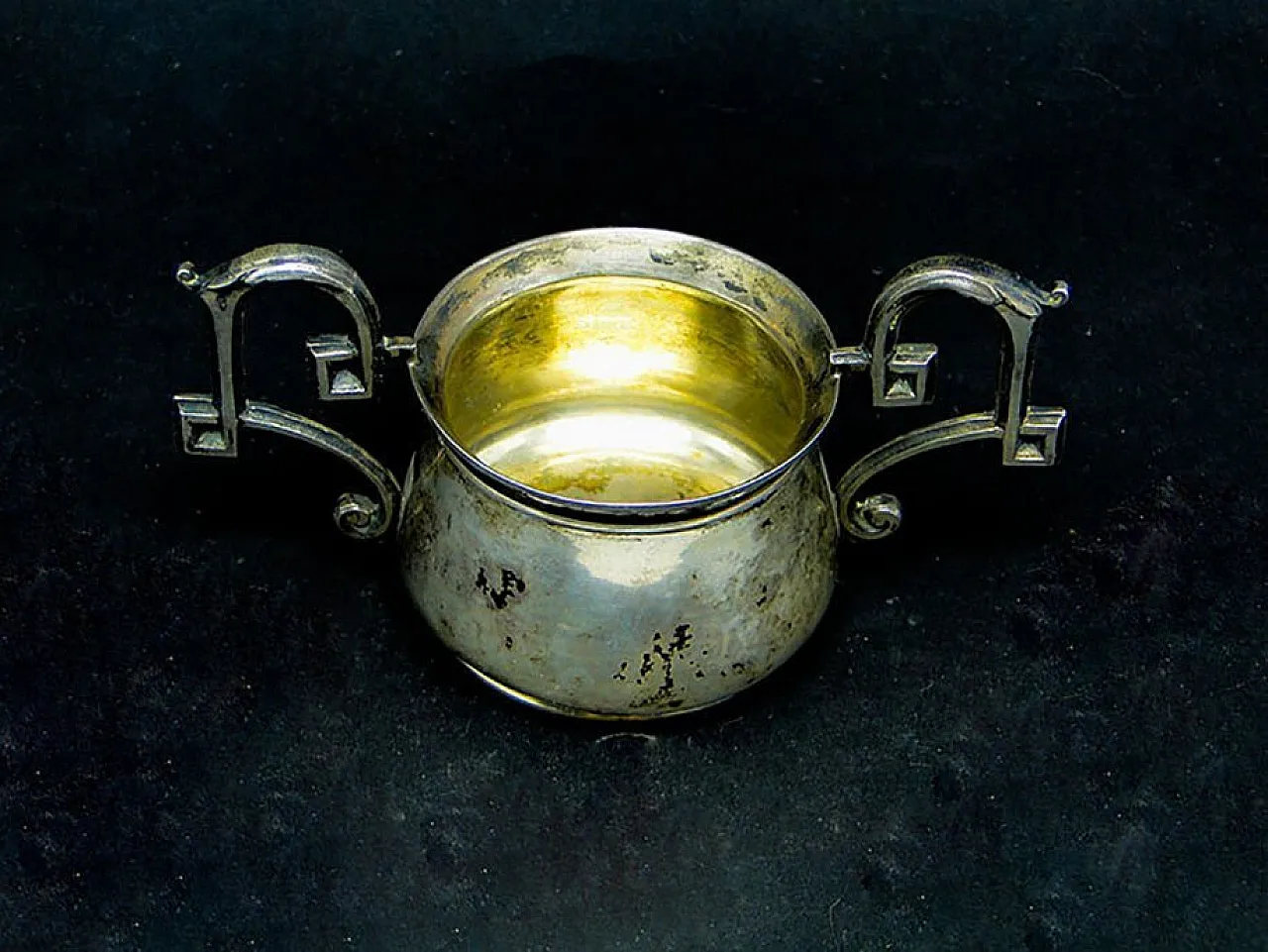 Biedermeier Silver Sugar Bowl, Austria, 19th Century 7