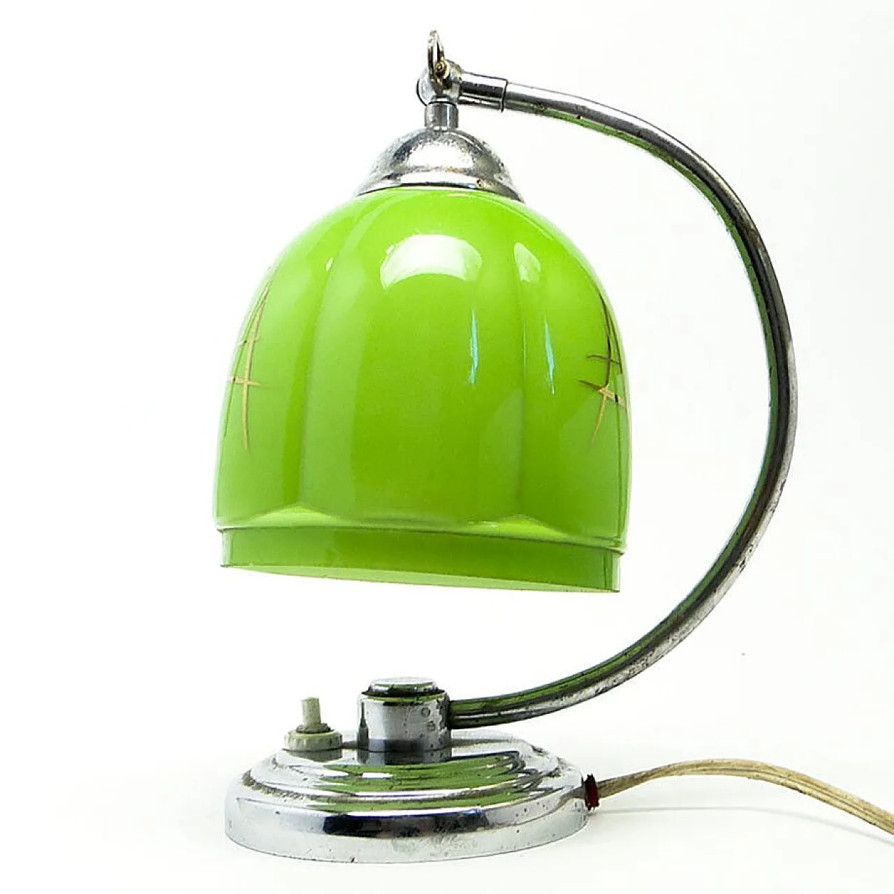Mid-Century Bedside Lamp from Polam, 1950s 1