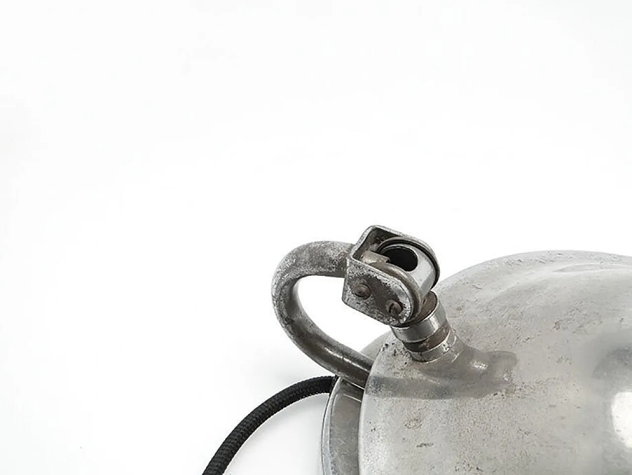 Chrome-Plated Metal Table Lamp by J. Hurka for Napako, Czechoslovakia, 1950s 2
