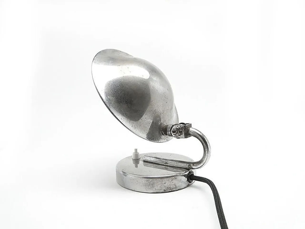 Chrome-Plated Metal Table Lamp by J. Hurka for Napako, Czechoslovakia, 1950s 4