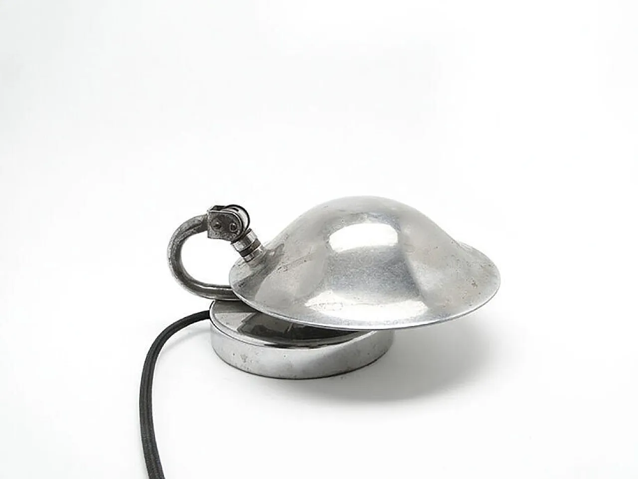 Chrome-Plated Metal Table Lamp by J. Hurka for Napako, Czechoslovakia, 1950s 13