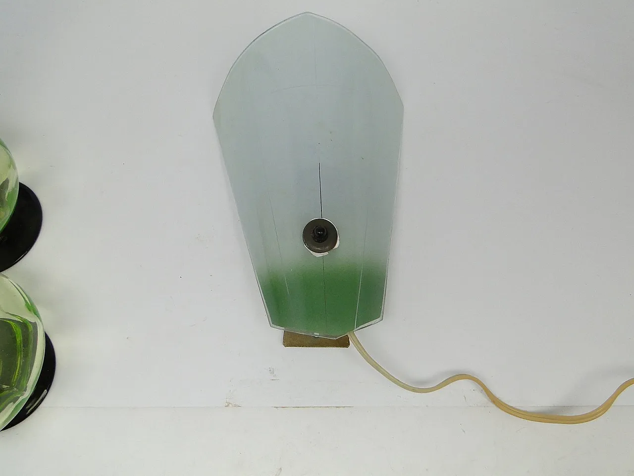 Postmodern Communist Glass & Steel Wall Lamp, Poland, 1970s 3