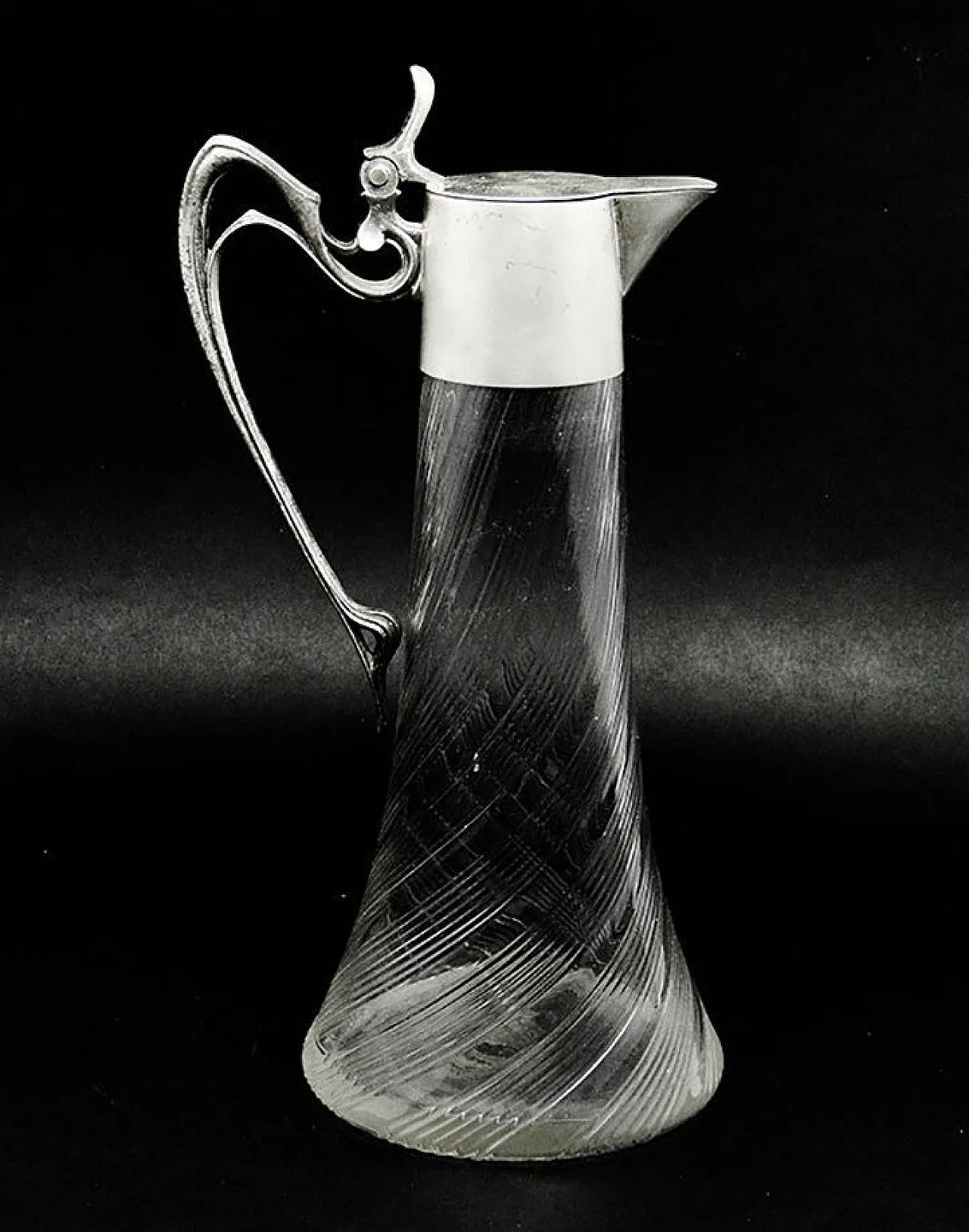20th Century Wine Jug from Roman Plewkiewic, Warsaw, Poland, 1890s 3