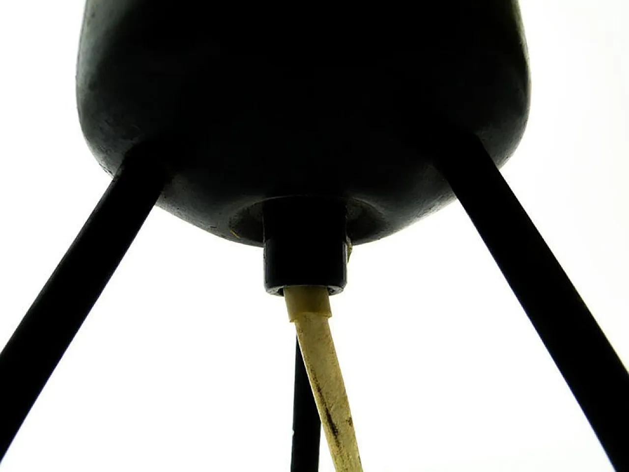Pop Art Glass Bedside Lamp, Poland, 1960s 7