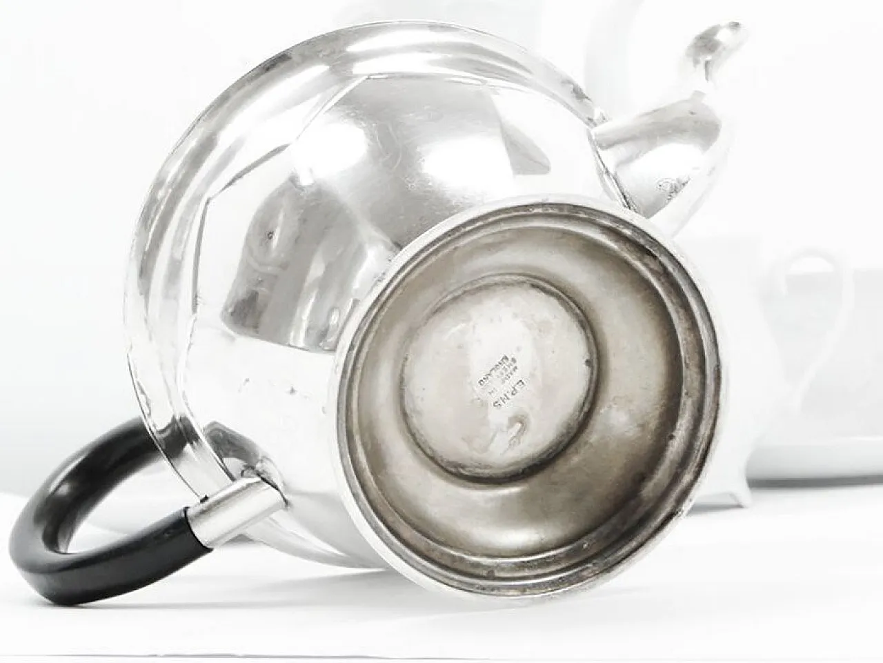 Plated Brass Coffee Pot from Christofle, France, 1930s 23
