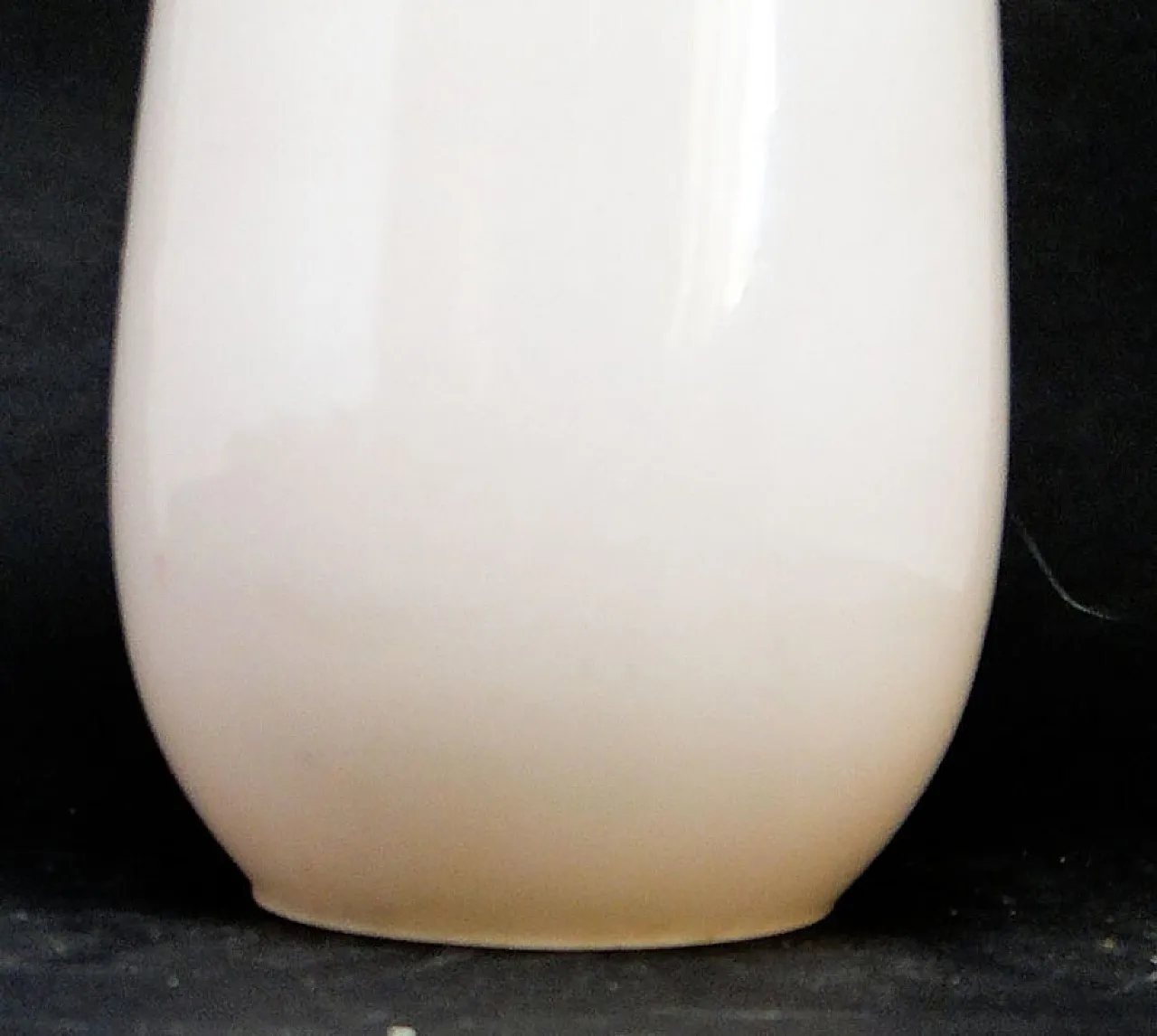 Glass and Brass Pendant Lamp, Poland, 1960s 3