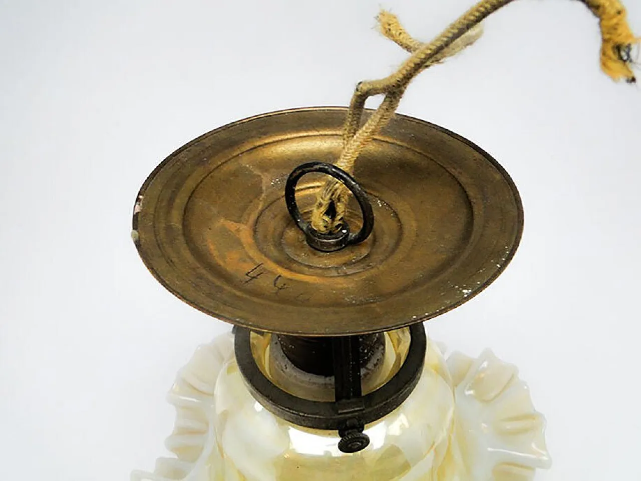 Early 20th Century Glass Pendant Lamp 7