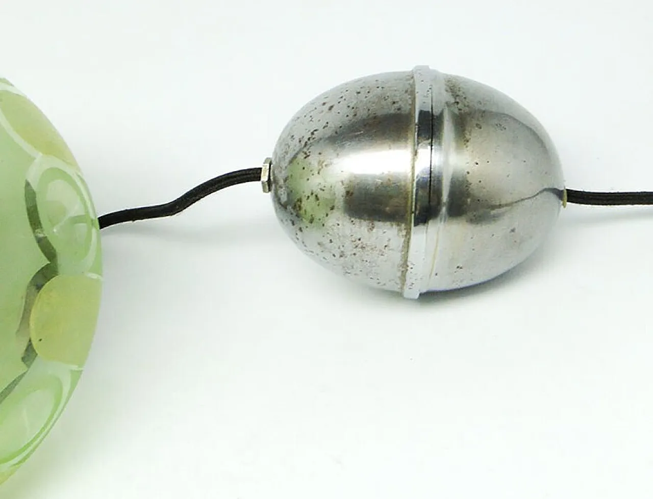 Mid-Century Glass Pendant Lamp, 1950s 7