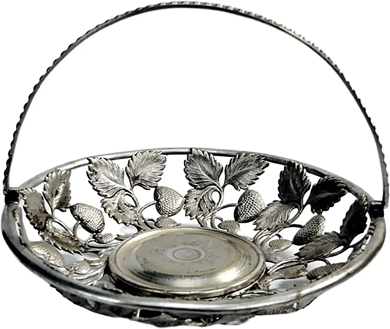 Fruit Basket from Fraget, Poland, Early 20th Century 1