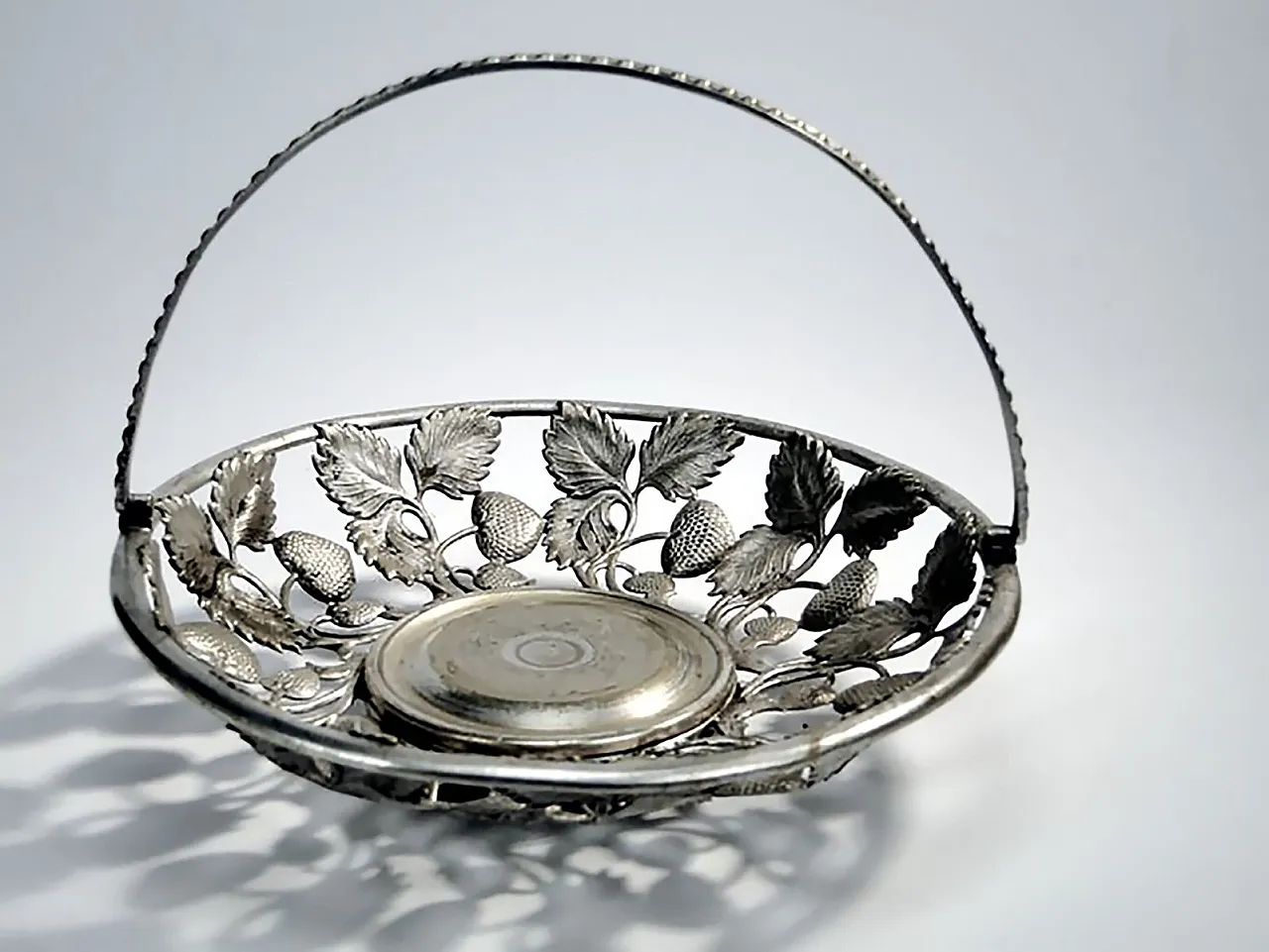Fruit Basket from Fraget, Poland, Early 20th Century 2