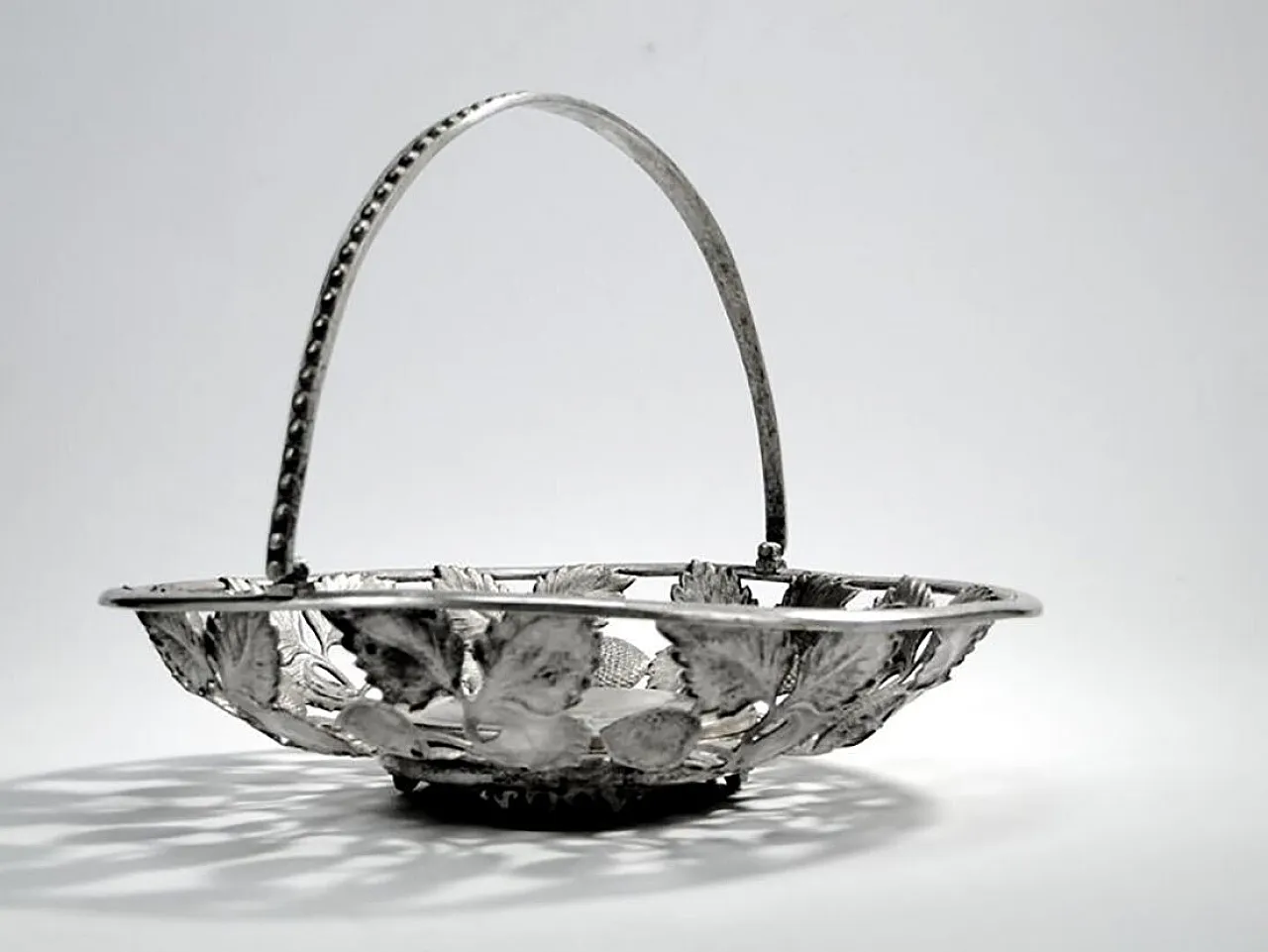 Fruit Basket from Fraget, Poland, Early 20th Century 4