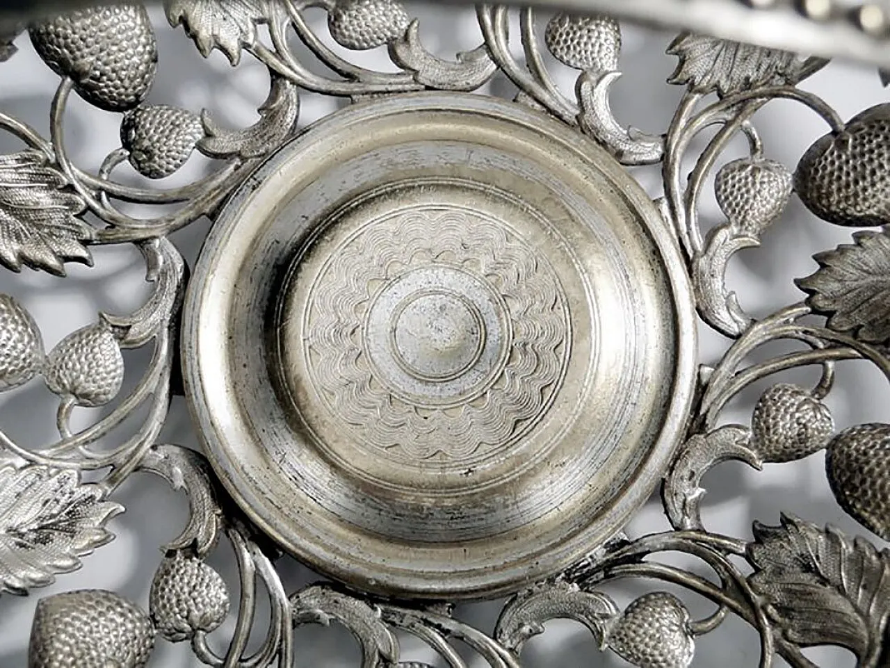 Fruit Basket from Fraget, Poland, Early 20th Century 5