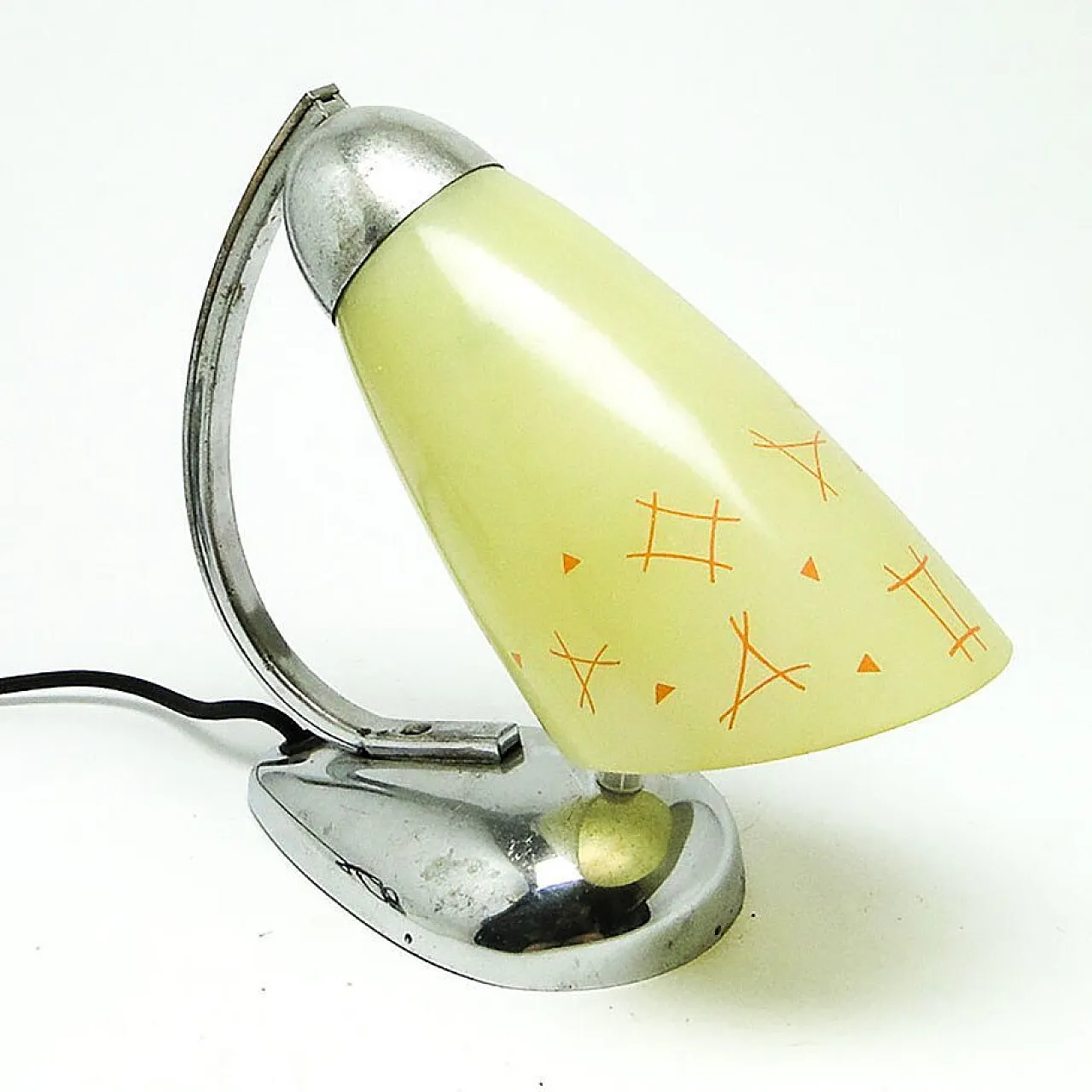 Bedside Table Lamp by J. Hurka for Napako, Former Czechoslovakia, 1960s 1