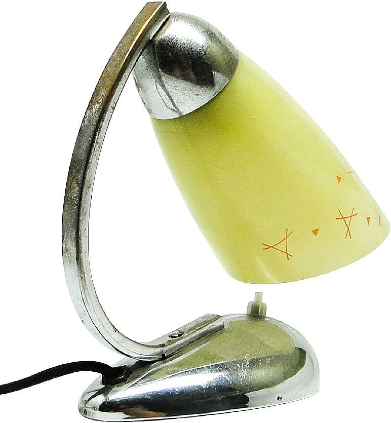 Bedside Table Lamp by J. Hurka for Napako, Former Czechoslovakia, 1960s 2