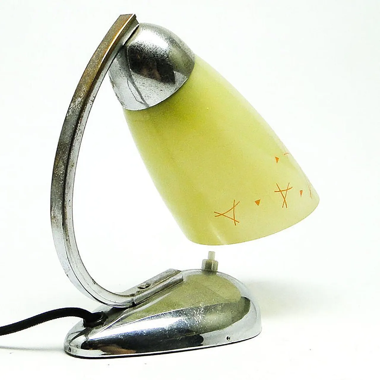 Bedside Table Lamp by J. Hurka for Napako, Former Czechoslovakia, 1960s 5