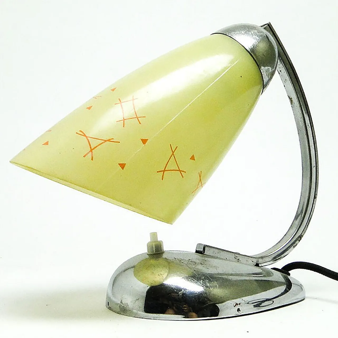 Bedside Table Lamp by J. Hurka for Napako, Former Czechoslovakia, 1960s 7