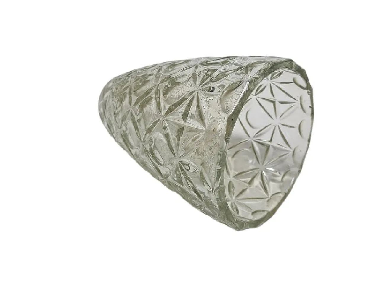 Art Deco Crystal Vase, Former Czechoslovakia, 1950s 1